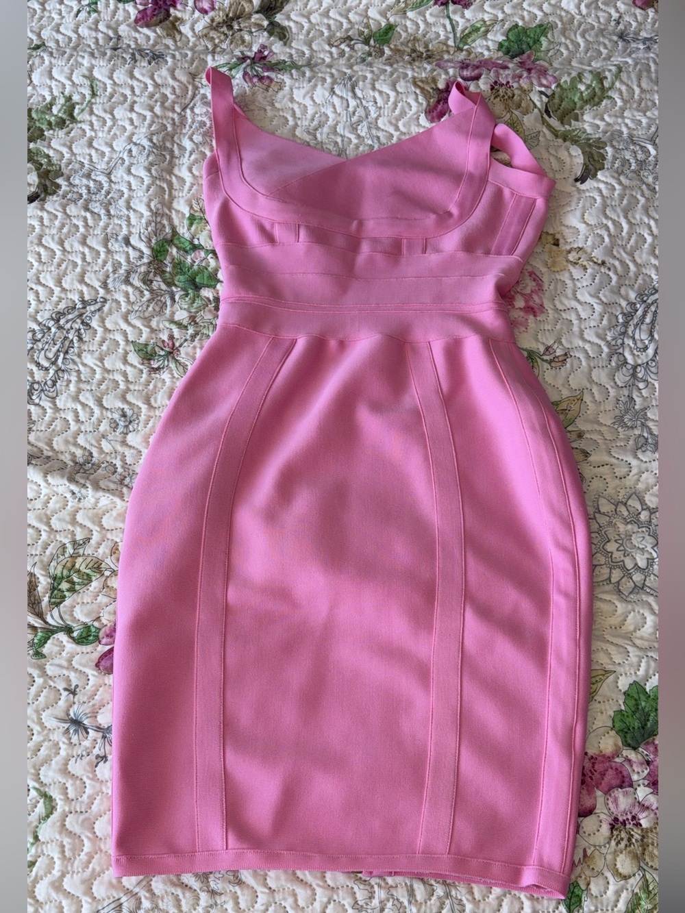 Pink Sleeveless Bodycon Dress - Brand